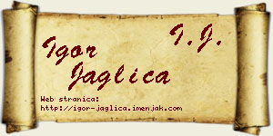 Igor Jaglica vizit kartica